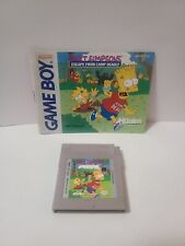 Bart Simpson's Escape From Camp Deadly Nintendo Game Boy w/ Manual GameBoy