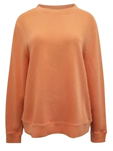 EX Seasalt Orange Hawkmoth Organic Cotton Sweatshirt Sizes 16, 18, 20 RRP £57.95 - Picture 1 of 5