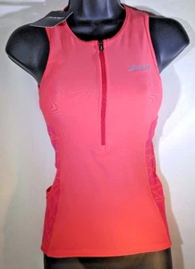 Damen Performance Tri Tank Größe X-Small rosa Grapefruit statisch NEU - Bild 1 von 5