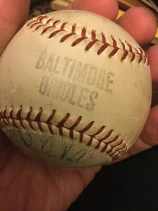 1965 Orioles Signed Baseball Palmer,Blair, Boog,Larsen,bunker,hall,Robinson - Picture 1 of 8