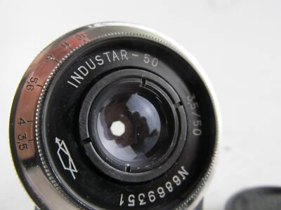 US Seller Industar 50 50mm f3,5 SLR Soviet portrait Lens  M42 Mount USSR - Image 1 of 4