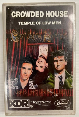 Crowded House Temple Of Low Men Music Cassette Tape TC-ST-748763 Capitol 1988 OG - Image 1 of 4