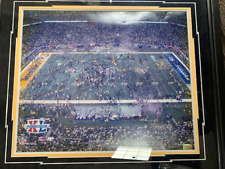 STEELERS SIGNED+FRAMED 16x20 COLOR SB XL PHOTO WITH 20+ SIGNATURES       STEINER