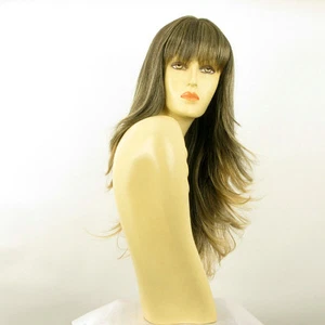 Perruque femme longue Brun méché doré : VIRGINIE 1BT24B - Imagen 1 de 8