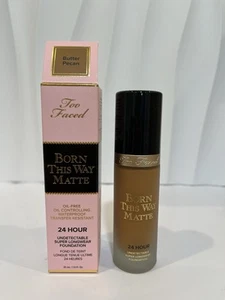 Too Faced Butter Pecan Born This Way Matte 24 Hour Foundation Full Size - Picture 1 of 4