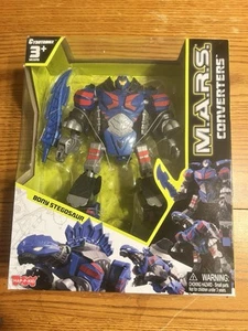 M.A.R.S. Converters Bony Stegosaur Transforming Cybotronix Red Blue SEALED - Picture 1 of 7