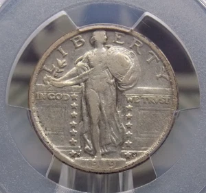 1919 "S" Standing Liberty Silver Quarter 25c PCGS VF25 #267 Very Fine ECC&C, Inc - Picture 1 of 5