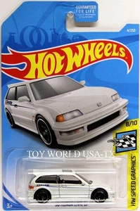 2019 Hot Wheels #8/10 HW Speed Graphics '90 Honda Civic EF Super Treasure Hunt - Picture 1 of 1