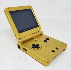 Nintendo Game Boy Advance SP AGS-101 Legend of Zelda Gold Handheld System - Picture 1 of 8