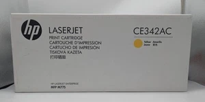 NEW Genuine HP Laserjet Yellow Toner Cartridge CE342AC 651A - Picture 1 of 2