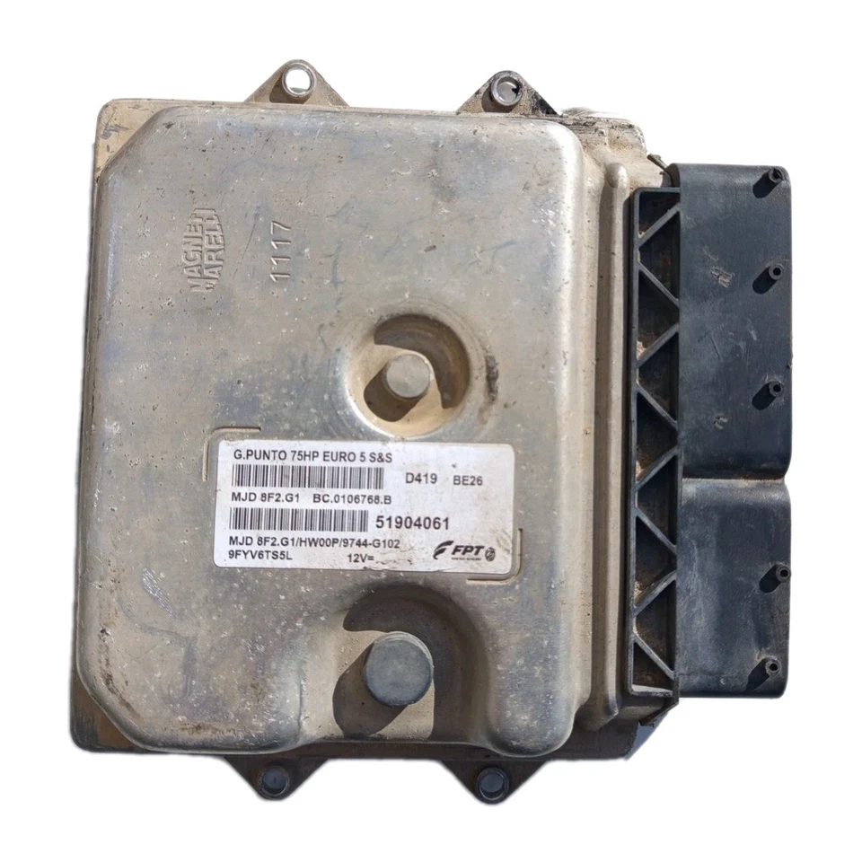 FIAT GRANDE PUNTO 75 Euro 5 ECU CENTRALINA MOTORE  51904061  MJD 8F2.G1 HW00P - Immagine 1 di 1