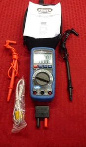 MULTÍMETRO DIGITAL CORNWELL TOOLS CBPDM100 EN ESTUCHE BLUE POWER TRUE RMS - Imagen 1 de 4