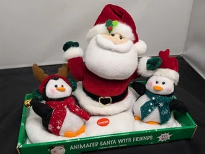 Big Lots Animated Santa with Friends - Lighted Musical Motion New - Open Box - Picture 1 of 11