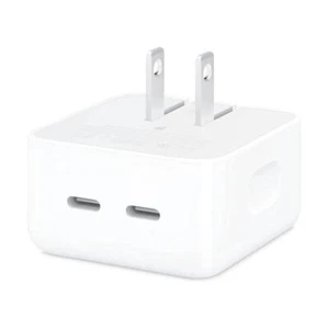 Apple 35W Dual USB-C Port Compact Power Adapter US - Photo 1/2