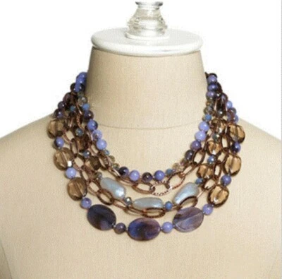 Collar de cinco hebras Premier Designs Jewelry ENGLISH ROSE LE Foto 1 de 4