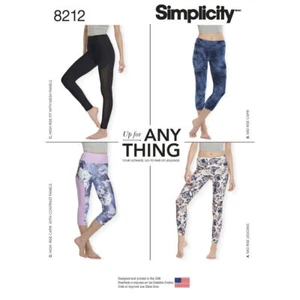 SIMPLICITY Schnittmuster 8212 Misses Damen Ladies Plus Leggings 4-26 - Bild 1 von 7