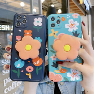 Iphone 11 Pro Max 8 Plus 7 6 XS XR Shockproof Flower Cute Girls Phone Case Cover