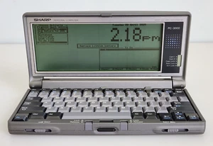 Vintage Sharp PC-3000 Palmtop MS-DOS 3.3 Portable Personal Computer PC, Tested - Picture 1 of 18