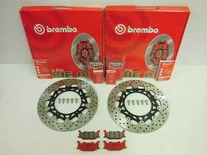 Brembo Bremsscheiben + Beläge + Schrauben Bremse vorne Yamaha FZ6 Fazer XJ6 600 - Picture 1 of 1