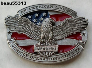 ⭐HARLEY DAVIDSON YORK PENNSYLVANIA "VEHICLE OPERATIONS" FACTORY JACKET VEST PIN  - Picture 1 of 1