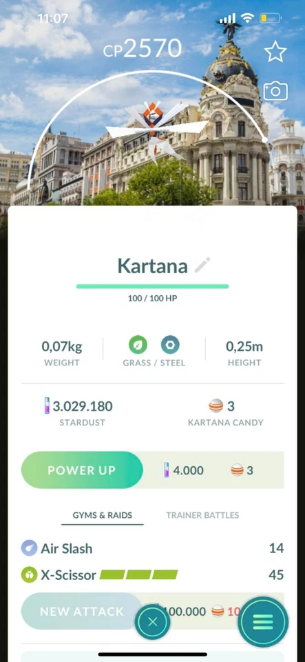 Pokémon Brillante Kartana Madrid España Fondo - GO - Leer Descripción Foto 1 de 1