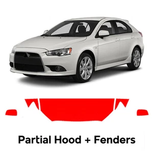 Hood Precut PPF Paint Protection Film For Mitsubishi Lancer Sport 2008-2015 - Picture 1 of 8