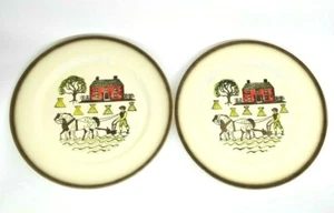 Poppytrail California Metlox Colonial Heritage Provincial Horse 10" Dinner Plate - Picture 1 of 12