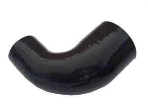 3" to 4 inch 90 Degree Elbow Black Silicone Coupler Reducer Pipe Hose 76mm-102mm - Imagen 1 de 10