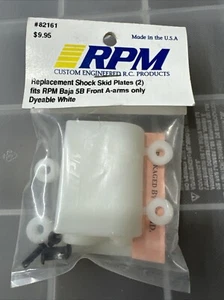RPM Replacement Lower Shock Skid Plate (Dyeable White) (2) for HPI Baja 5B/5T - Picture 1 of 1