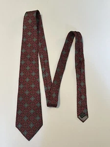 Christian Dior Monsieur bedruckte Herren-Krawatte aus Seide geometrisch 3,5 x 60,5 - Bild 1 von 5