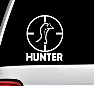 Calcomanía Turkey Hunter pegatina para ventana de coche BG 209 boxcall llamar mira telescópica - Imagen 1 de 3