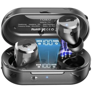 TOZO T12 Bezprzewodowe słuchawki douszne Bluetooth IPX8 FABRYCZNIE NOWE I ZAPIECZĘTOWANE - Zdjęcie 1 z 6