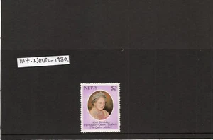(1114) Nevis - 1980 80 Aniversario del Nacimiento de la Reina Isabel la MNH - Imagen 1 de 1