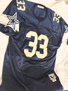 1977 TONY DORSETT#33 DALLAS COWBOYS MITCHELL & NESS STITCHED JERSEY MEN SZ 54 - Picture 1 of 7