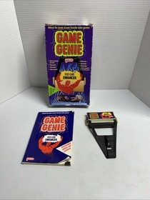 Galoob - Game Genie - Nintendo NES Game Cartridge Adapter W BOX & Manual See Pic
