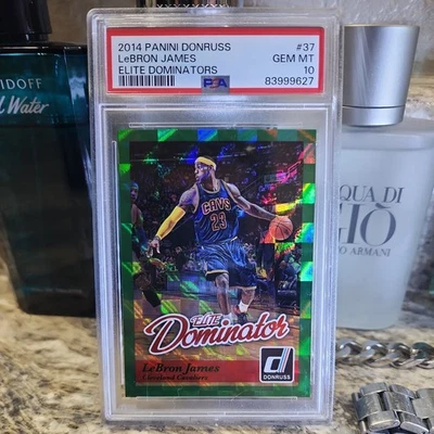 2014 Panini Donruss LeBron James Cavs Elite Dominators /999 PSA 10 Gem Mint - Image 1 of 2
