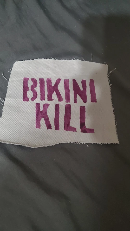 Bikini Kill Patch, Riot Grrrl Patch, Punk Patch, Sew On Punk Patch - Image 1 of 1