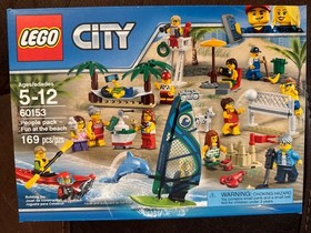 LEGO City 60153 People Pack - Fun At The Beach. New. Sealed.