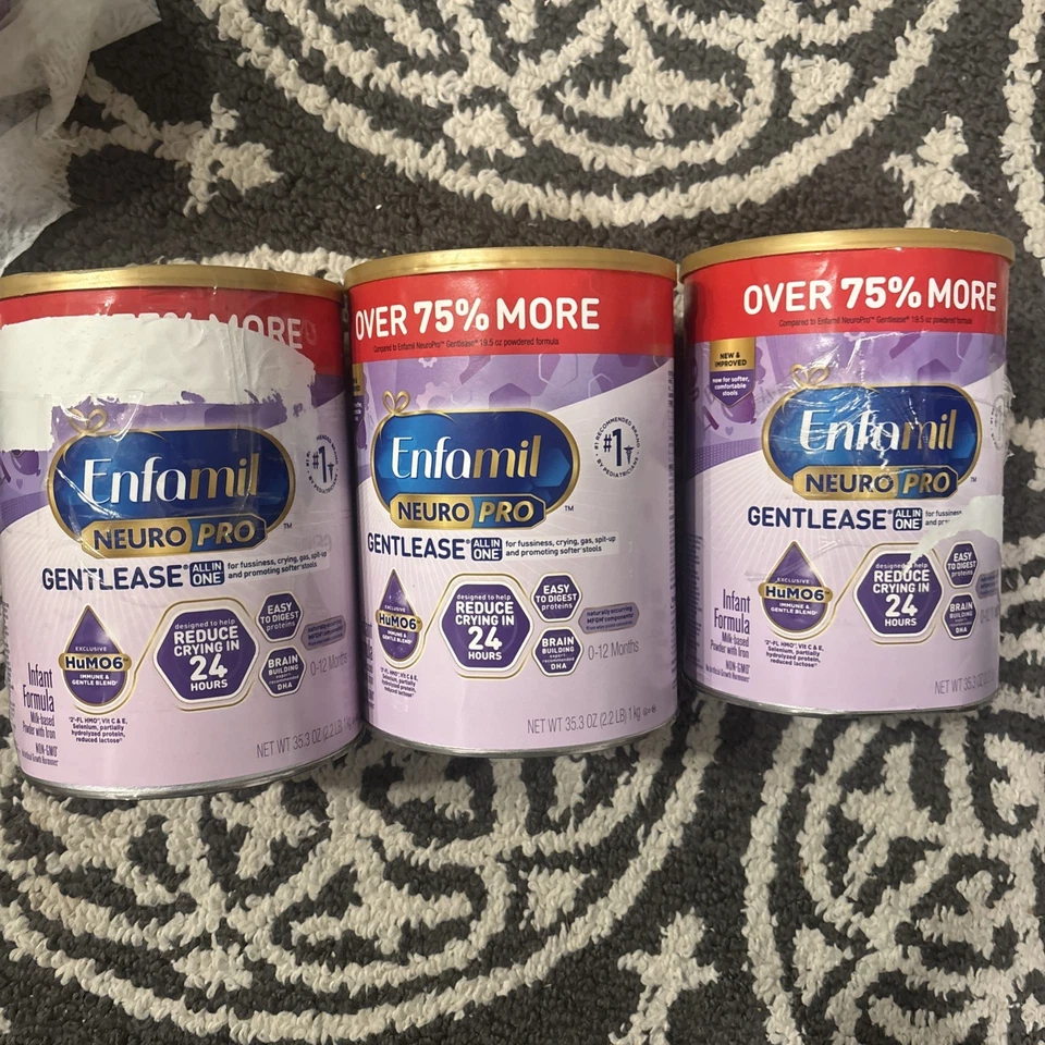 3 банки 35,3 унц Enfamil Neuro Pro Gentlease - Изображение 1 из 1