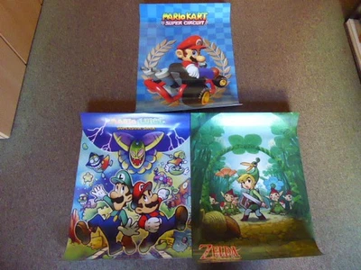 Nintendo Gameboy Advance-Posterset (My Nintendo Store) Mario, Luigi, Zelda - Bild 1 von 4