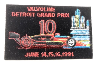 VTG 1991 Valvoline Detroit Grand Prix Racing Event Patch - - Picture 1 of 2