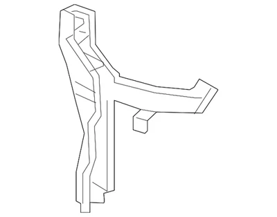 Genuine  2012-2014 Honda CR-V - Stay Set L Front Bulkhead Side 04611-T0A-A00ZZ - Image 1 of 2