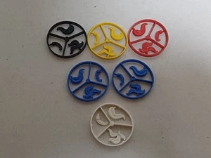 Vintage Lego Plumes Lot For Castle Knights X5 Un-used Plus 1 Used White Set. - Picture 1 of 4