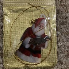 Dachshund Acrylic Dog Santa Christmas Ornament