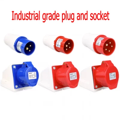 OHNE MARKENBEZEICHNUNG IP44 3/4/5 Pin 16A32A für BEM Wasserdicht Industrie Stecker & Steckdosen