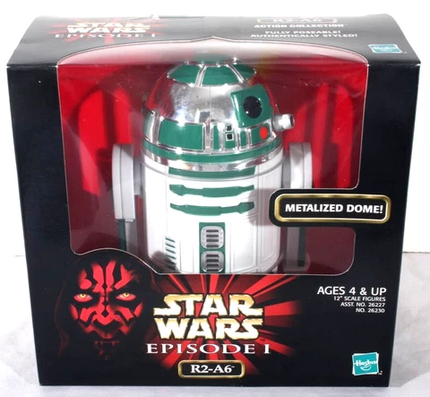 1998 HASBRO STAR WARS EPISODE 1 ACTION COLLECTION 12" SCALE R2-A6 DROID MINT! Cover