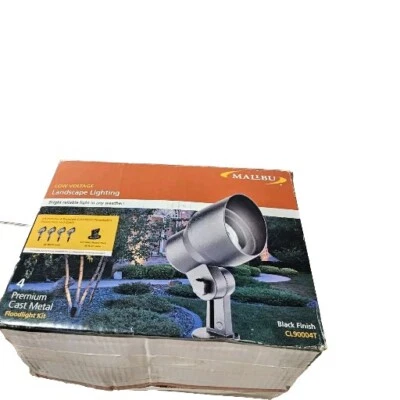 Intermatic Malibu Metal CL90004T Landscape Lighting Set 4 Halogen Floodlights  - Image 1 of 4