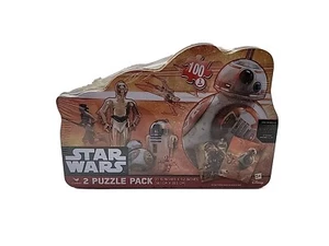 Star Wars The Force Awakens Tin 2 Puzzle Pack BB-8 & Chewbacca 100 PC Each NIB - Picture 1 of 5