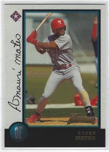 1998 BOWMAN RUBEN MATEO "ROOKIE" RC #396 TEXAS RANGERS - Picture 1 of 2
