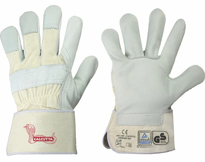 12 Paar Rindvollleder Arbeitshandschuhe Handschuhe Stronghand Calcutta Gr. 9 - Bild 1 von 1